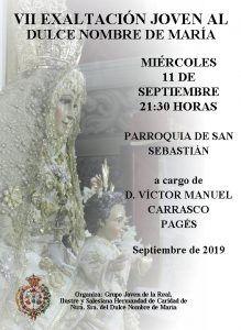 cartel exaltacion joven 2019